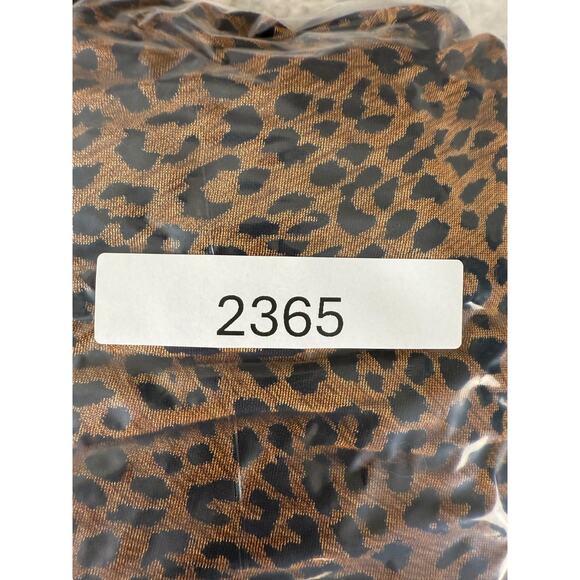 Compagnie 00292 Club Spantie Size M Cheetah Print Casual Top Long Sleeve - Picture 6 of 6